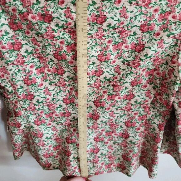 Talbots Floral Jacquard Blazer Size 4 - Picture 9 of 12